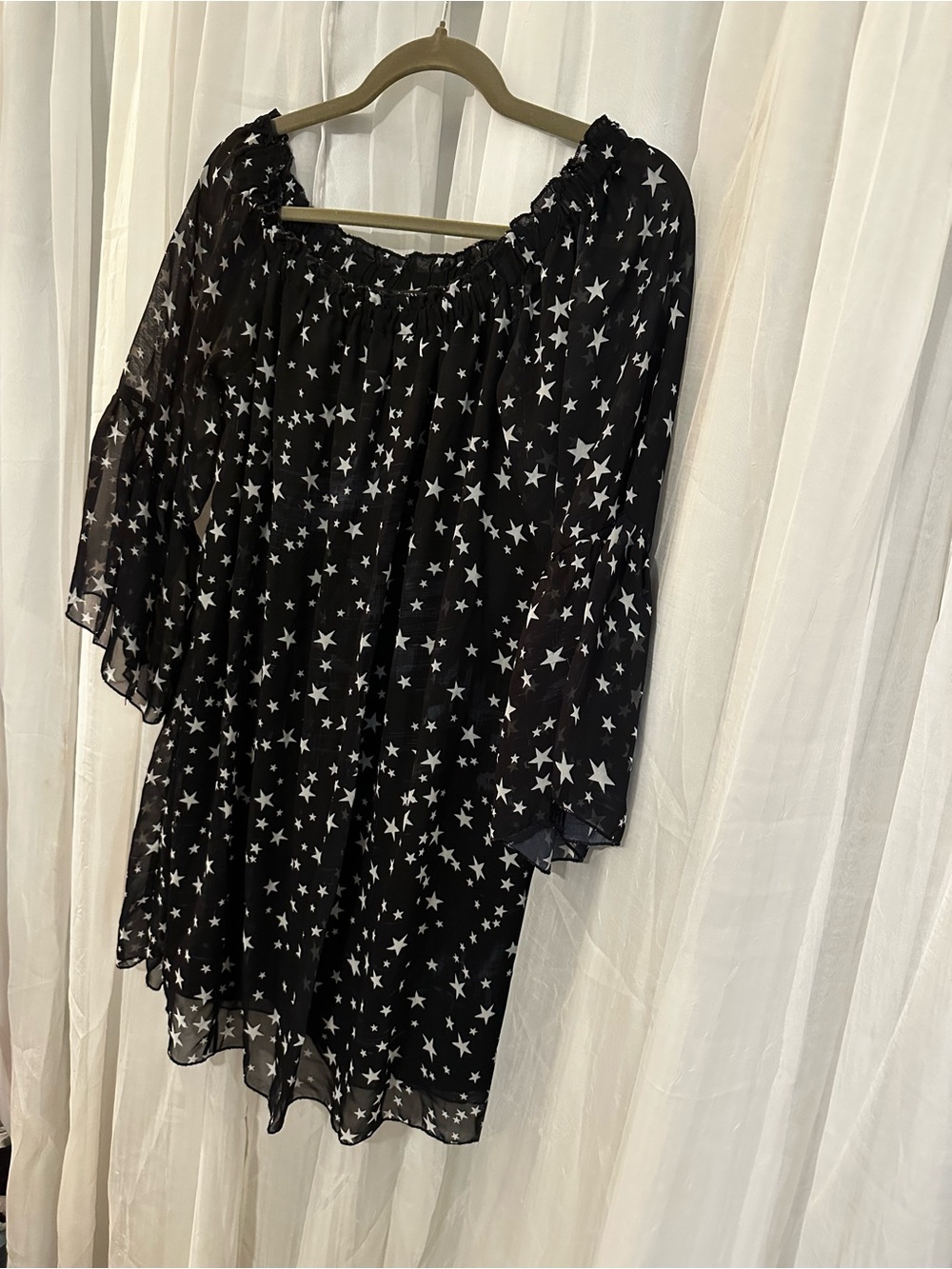 Zanzea Collection Midnight Starry Mini Dress size large